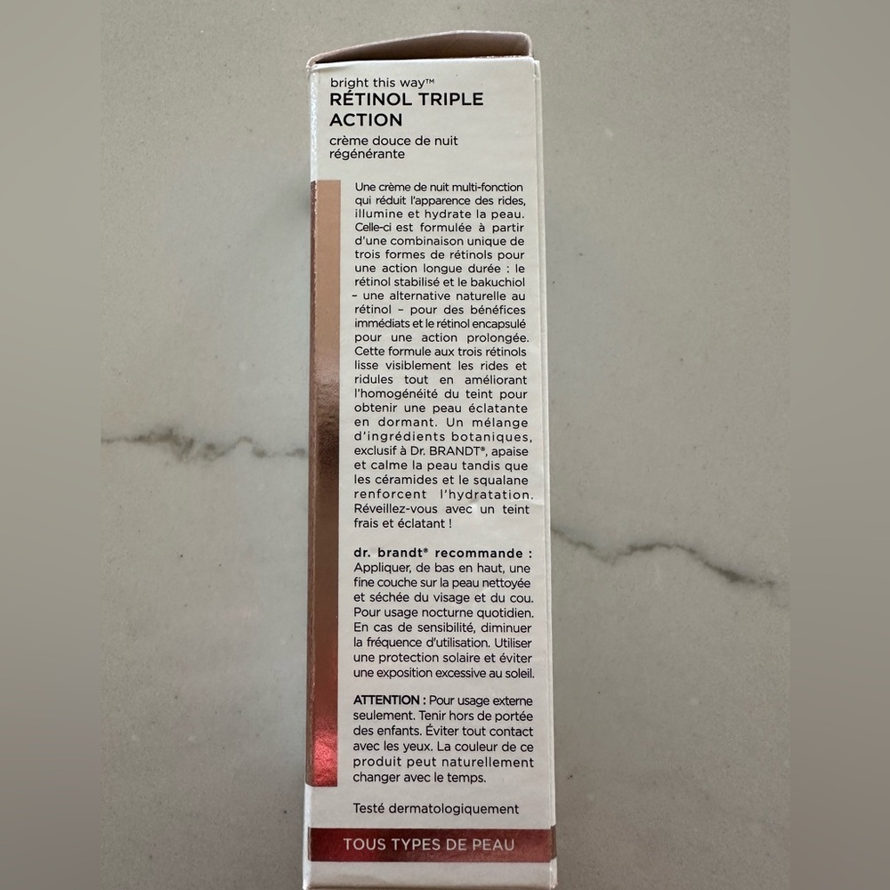 Dr. Brandt TRIPLE ACTIVE RETINOL Authentic 1 oz/30 g NIB Retail $75 - Picture 5 of 15